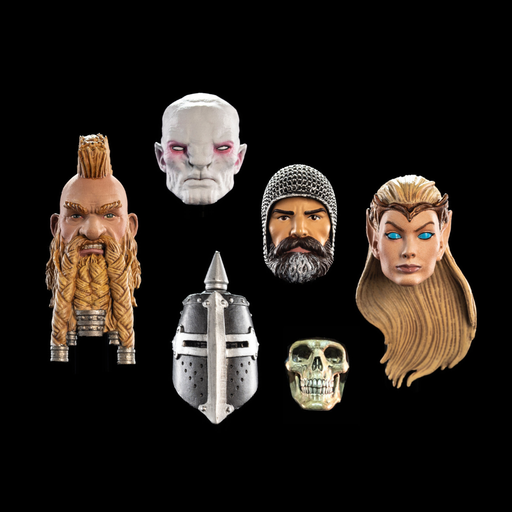 Mythic Legions: The Roleplaying Game - Set of 5 Heads Pack (Preorder Q4 2026) - Collectables > Action Figures > toys -  Four Horsemen