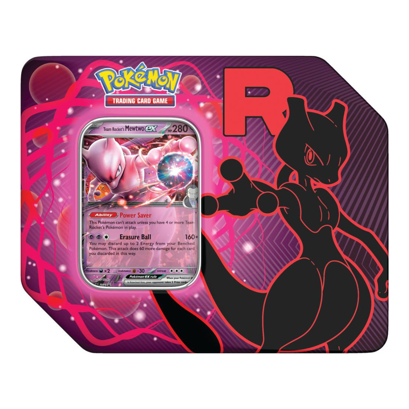Pokémon TCG - Team Rocket Tin - Mewtwo ex - Card Games > Collectables > TCG > CCG -  Pokemon TCG