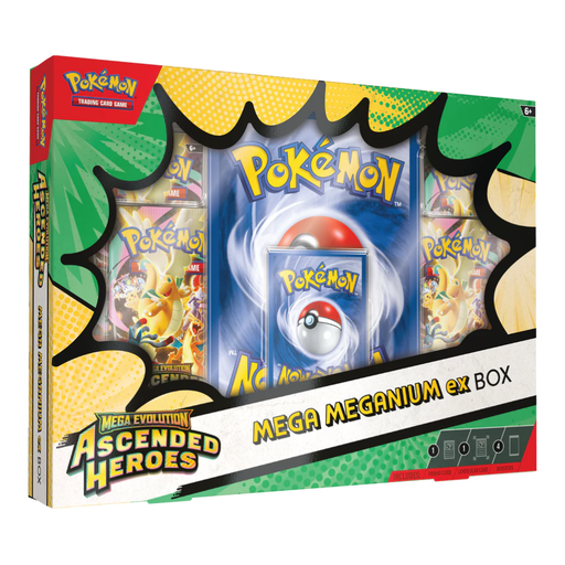 Pokémon TCG: Mega Evolution - Ascended Heroes - Mega Meganium ex Box - Card Games > Collectables > TCG > CCG -  Pokemon TCG