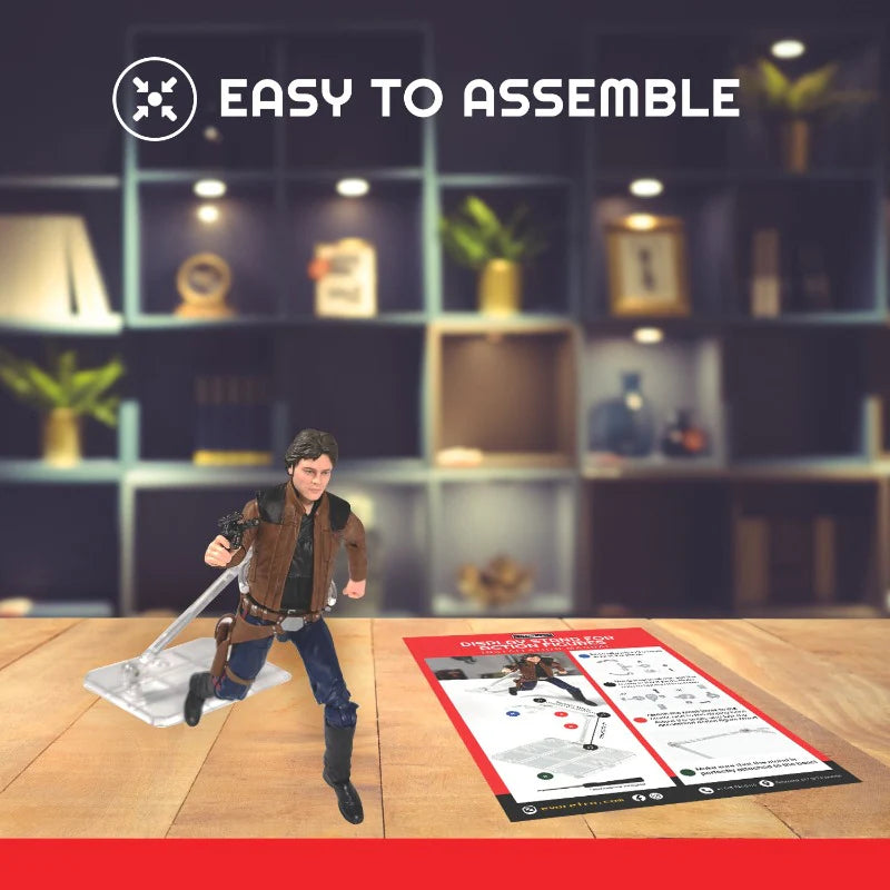 EVORETRO - Display Stands for Action Figure (3.75" & 6") - Pack of 6 - accessory -  EVORETRO