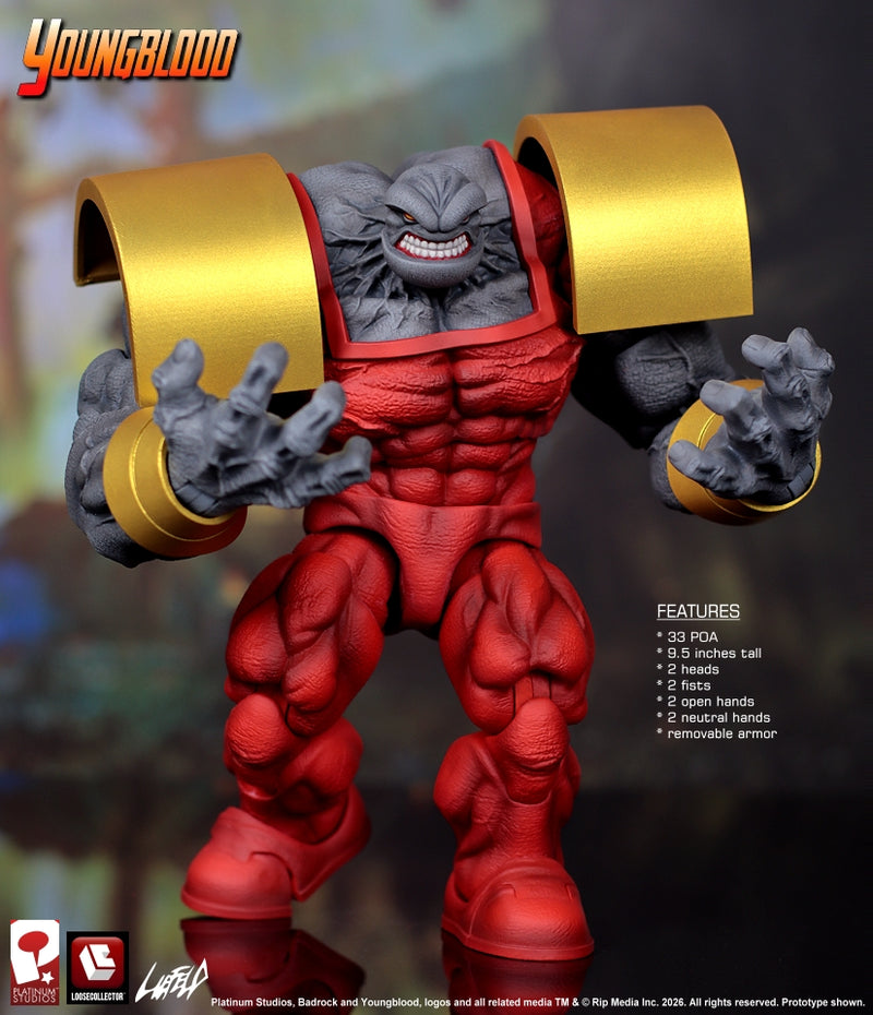 Rob Liefeld's Youngblood - Badrock Action Figure (Preorder Q2 2027)