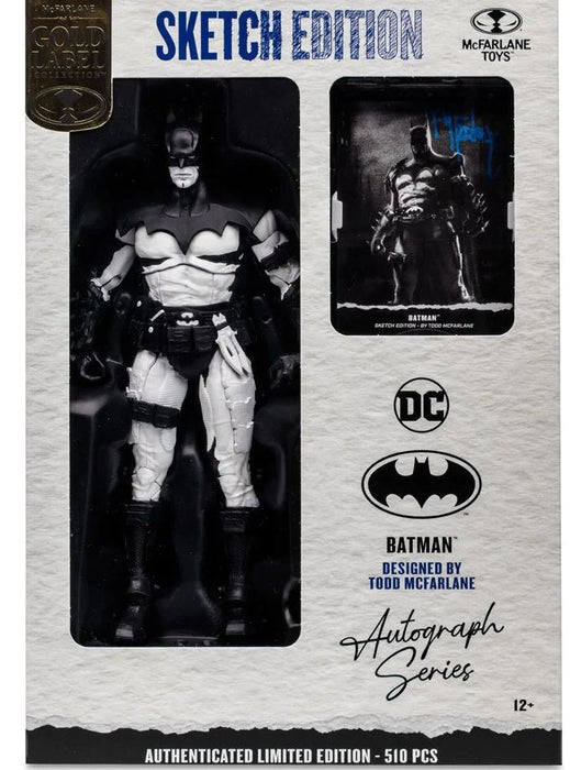 DC Multiverse Batman (Gold Label - Todd McFarlane - Sketch Edition) - Autograph - Collectables > Action Figures > toys -  McFarlane Toys