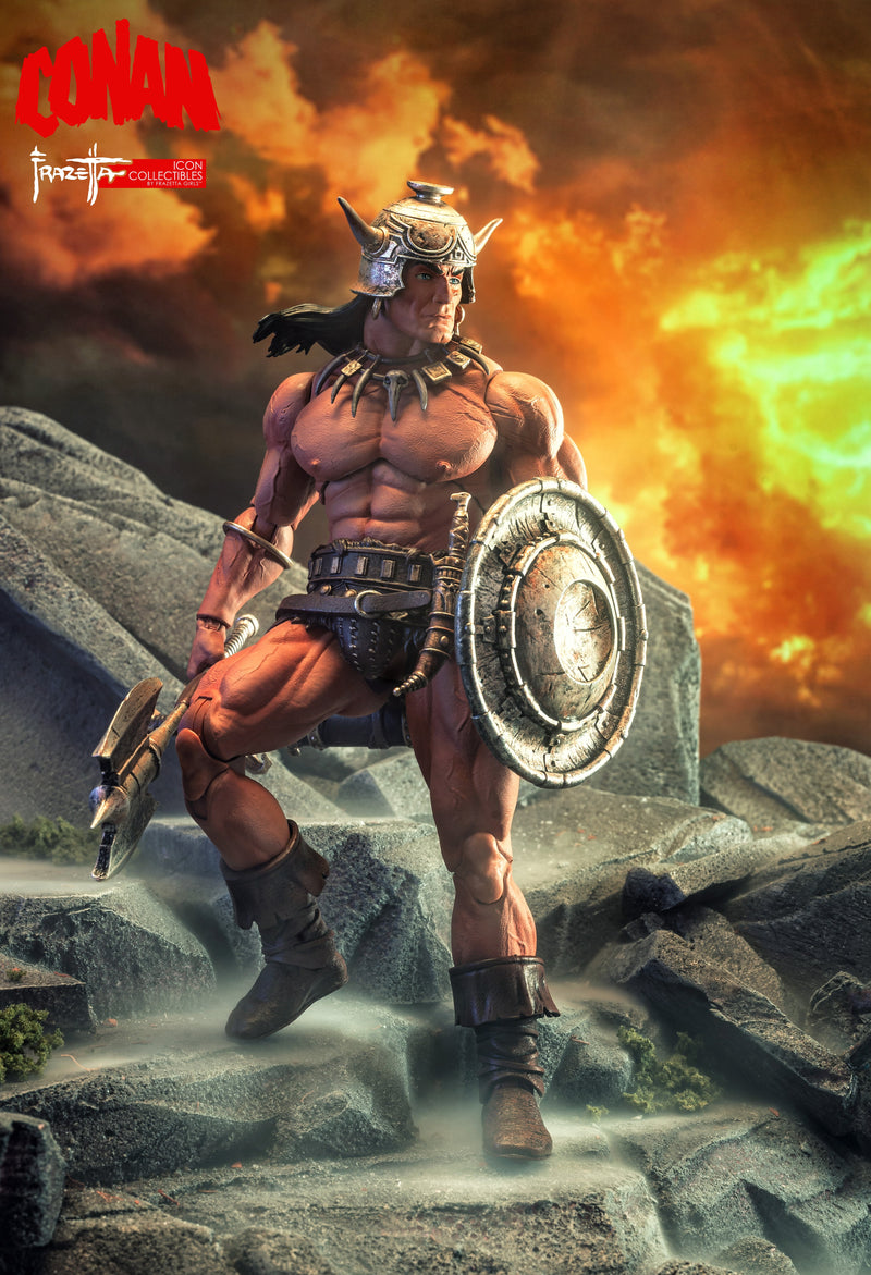 Conan the Barbarian ICON Collectibles 1/12 Scale Action Figure - Collectables > Action Figures > toys -  Frazetta Girls