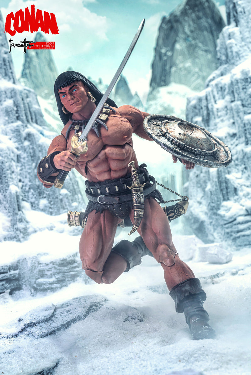 Conan the Barbarian ICON Collectibles 1/12 Scale Action Figure - Collectables > Action Figures > toys -  Frazetta Girls