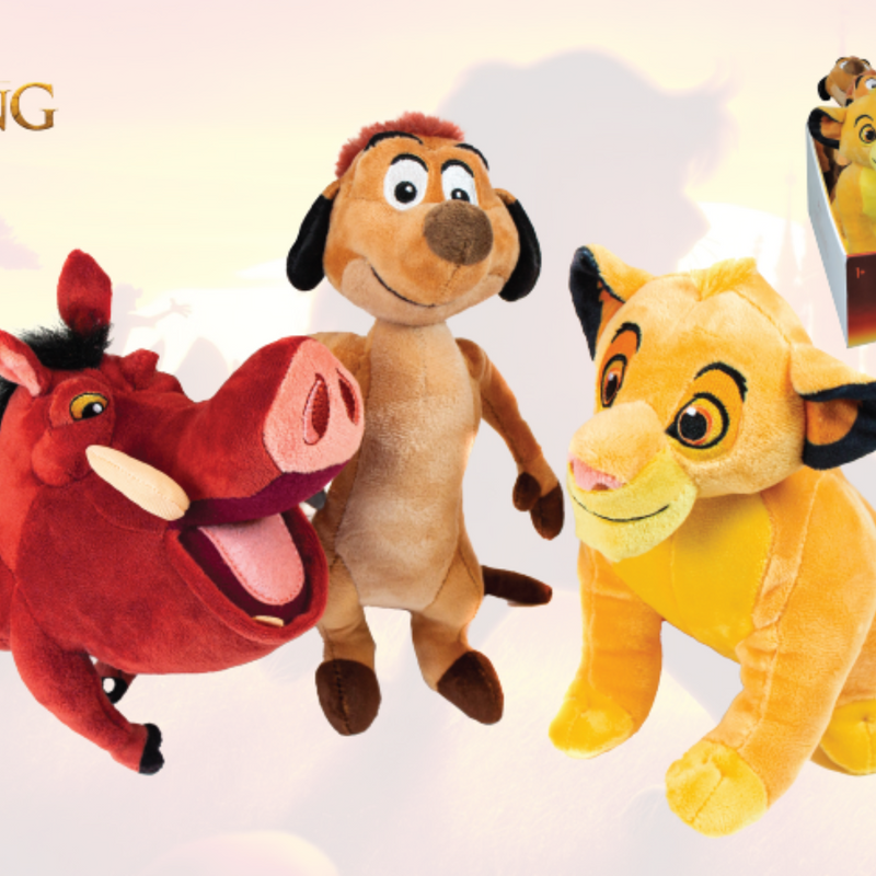 DISNEY PLUSH 9IN LION KING - plush -  disney