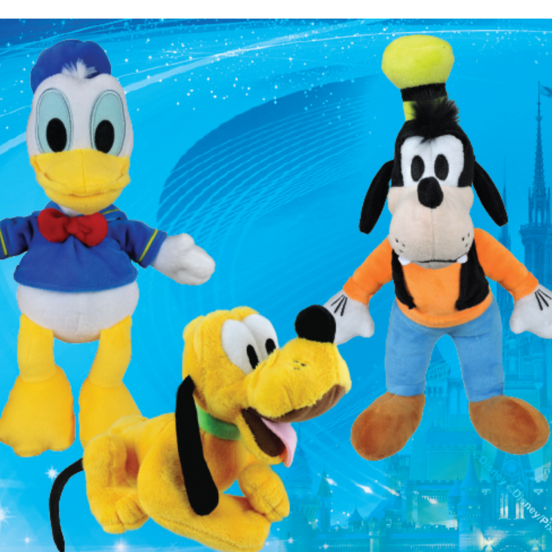DISNEY PLUSH SMALL - DONALD,PLUTO,GOOFY - plush -  disney