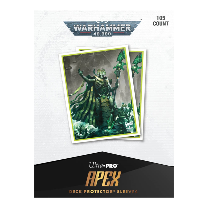Ultra Pro - Necrons - 105ct Apex Deck Protector Sleeves for Warhammer Toy Snowman Ultra Pro - Necrons - 105ct Apex Deck Protector Sleeves for Warhammer Toy Snowman