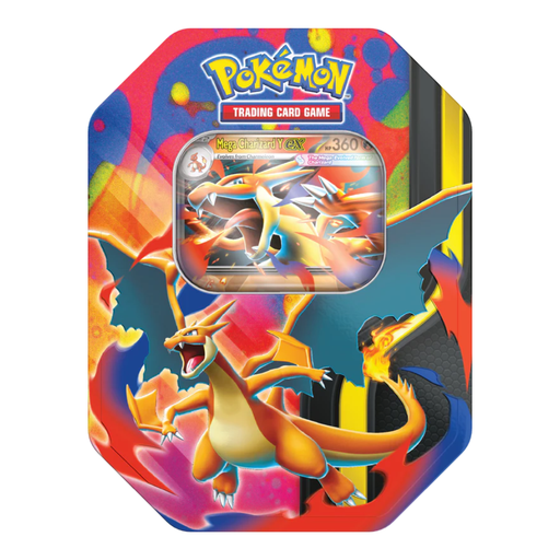Pokémon TCG: Mega Charizard Tin - Mega Charizard Y ex - Card Games > Collectables > TCG > CCG -  Pokemon TCG