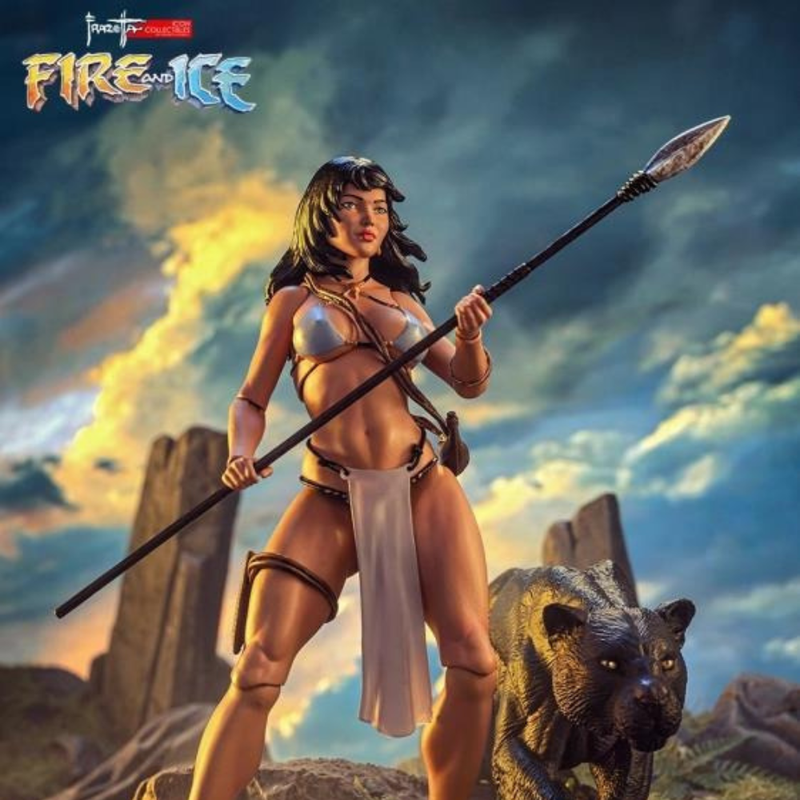 Fire and Ice - ICON Collectibles - Teegra (Ver. 2) 1/12 Scale Action Figure (Preorder Jul 2026) - Collectables > Action Figures > toys -  Frazetta Girls