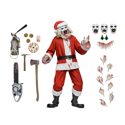 Terrifier 3 - 7" Scale Action Figure - Ultimate Santa Suit Art the Clown (Bloody Version) (Preorder Oct 2026) - Collectables > Action Figures > toys -  Neca