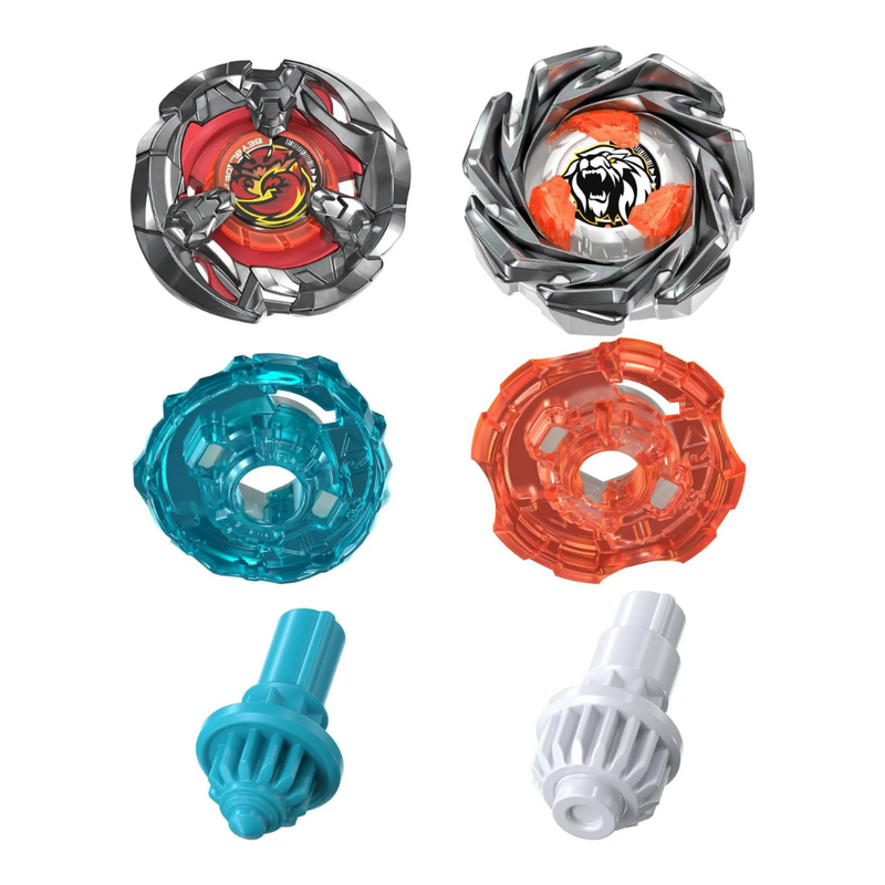Beyblade X Clamp Crab 9-65S & Crest Leon 4-55A Dual Pack