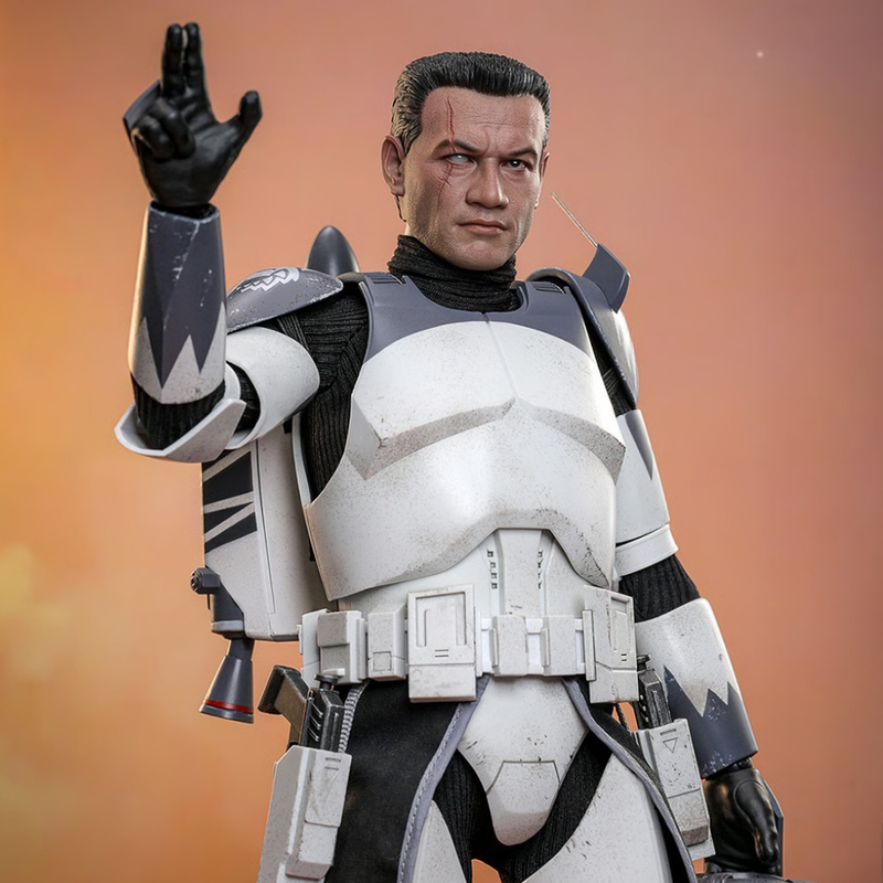 Star Wars: The Clone Wars - Clone Commander Wolffe 1/6th Scale Collectible Figure - TMS141