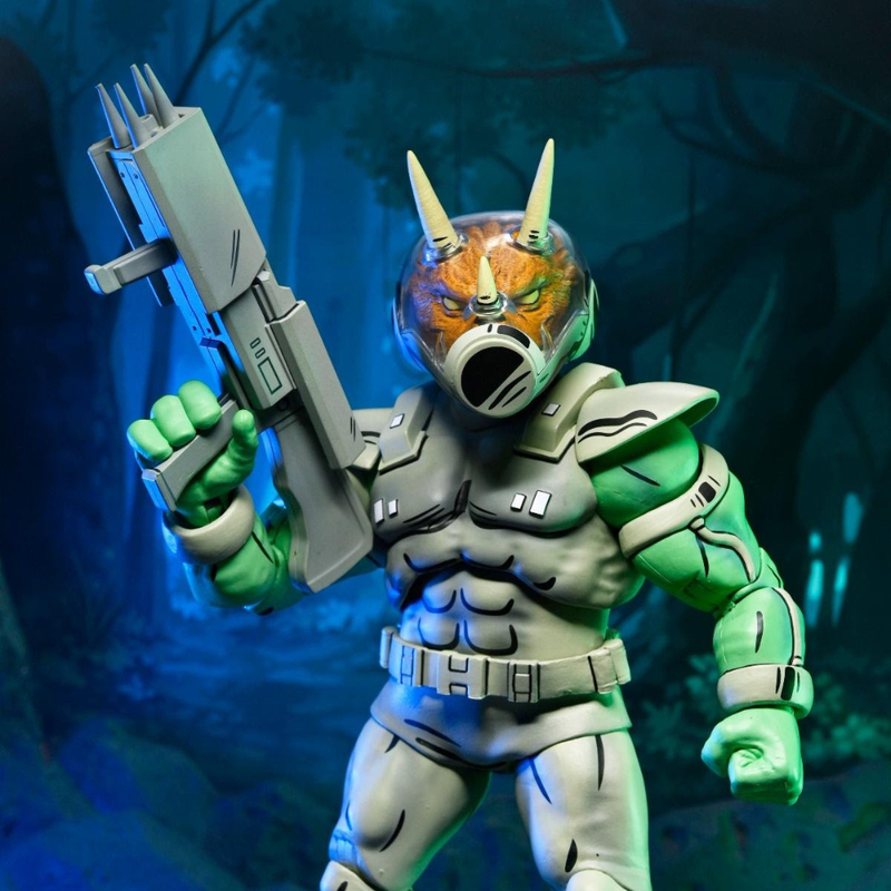 Teenage Mutant Ninja Turtles (Mirage Comics) - 7” Scale Action Figure - Shock Commando Triceraton (Preorder Aug 2026) - Collectables > Action Figures > toys -  Neca