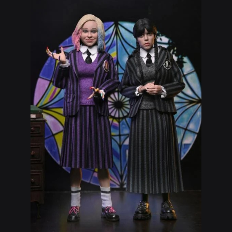 Wednesday Wednesday & Enid Clothed Action Figure Two-Pack