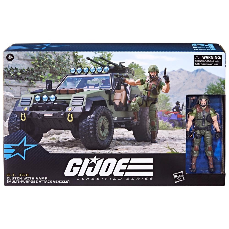 G.I. Joe Classified Series #112 Clutch with VAMP (Multi-Purpose Attack Vehicle) - Exclusive