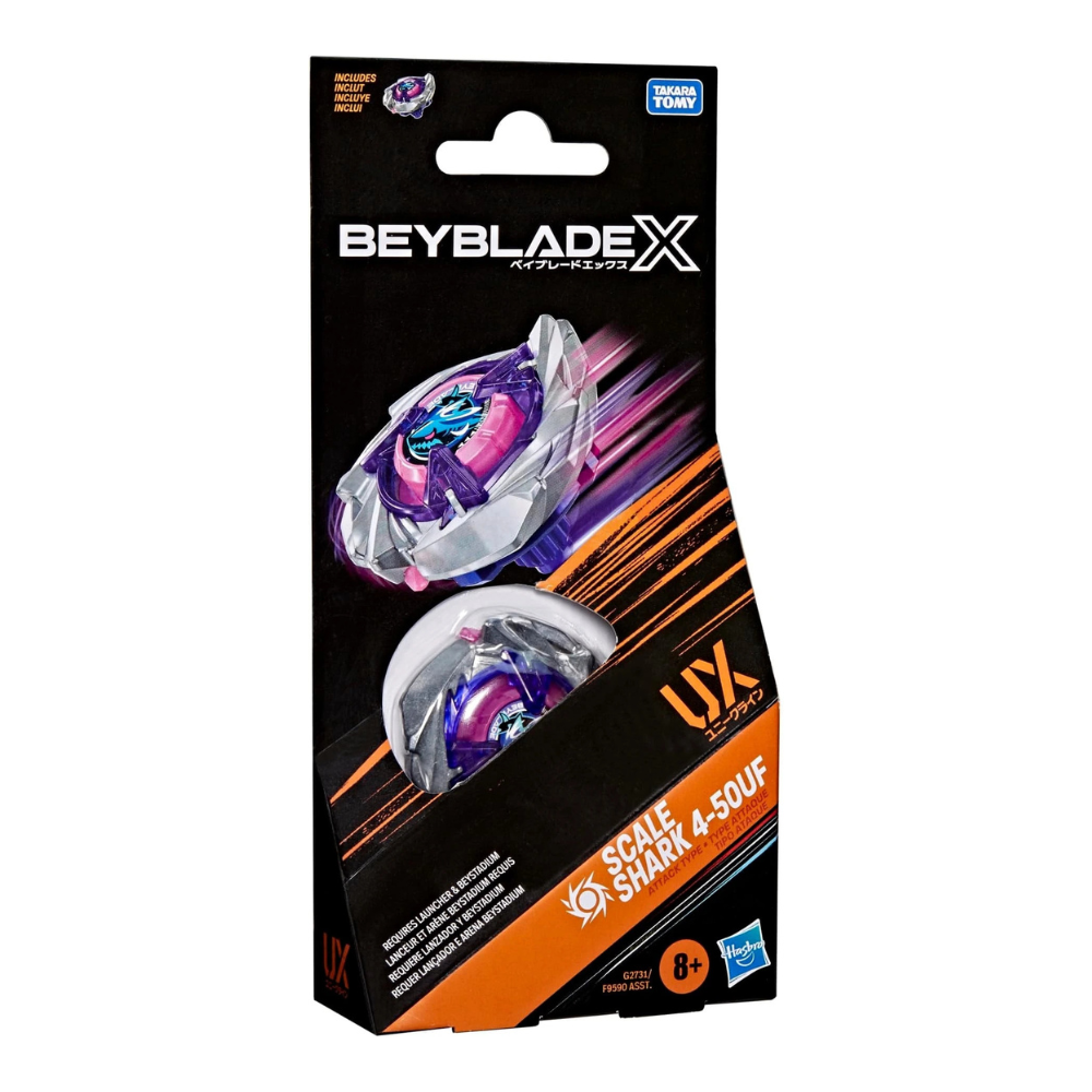Beyblade X Scale Shark 4-50UF UX Booster Pack — Toy Snowman