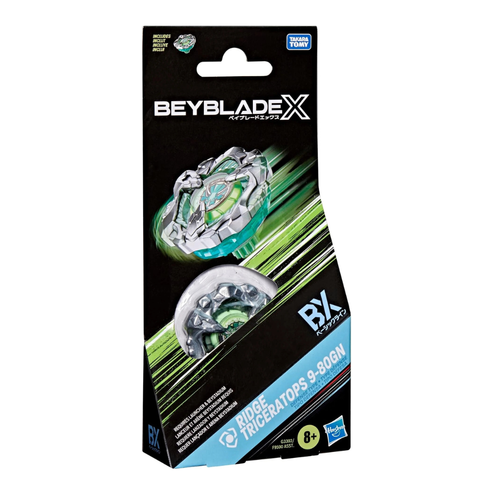 Beyblade X Ridge Triceratops 9-80GN BX Booster Pack — Toy Snowman