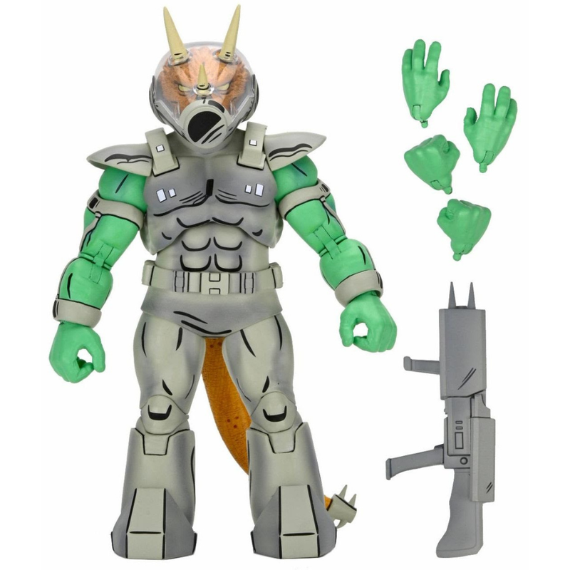 Teenage Mutant Ninja Turtles (Mirage Comics) - 7” Scale Action Figure - Shock Commando Triceraton (Preorder Aug 2026) - Collectables > Action Figures > toys -  Neca