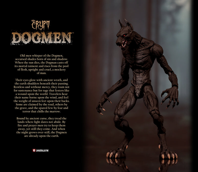 The Crypt: Dogmen (Black) 1/12 Scale Action Figure (Preorder Q4 2026) - Collectables > Action Figures > toys -  LooseCollector