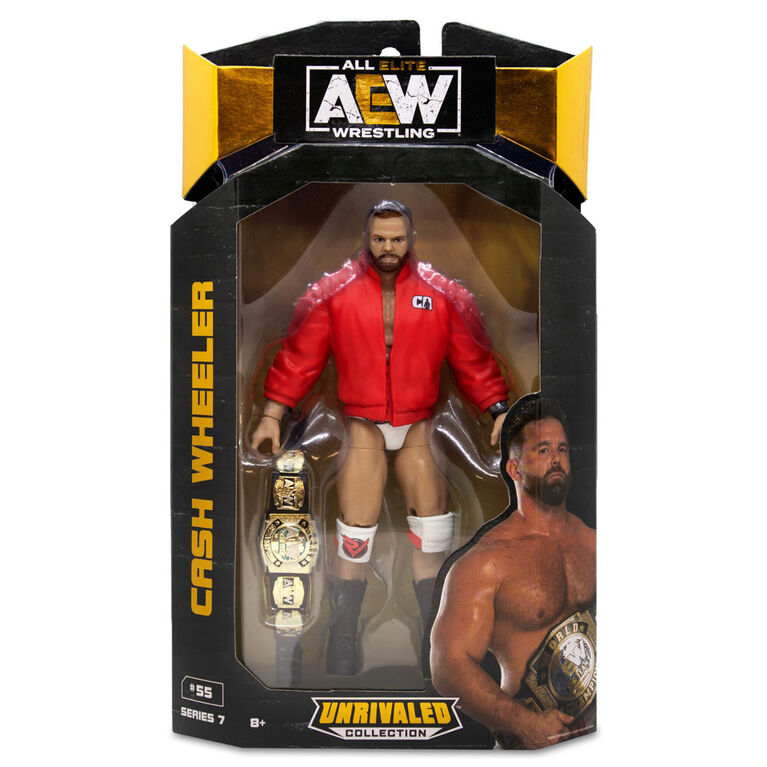 AEW All Elite Wrestling Unrivaled Collection Series 7 Cash Wheeler - Collectables > Action Figures > toys -  Jazwares