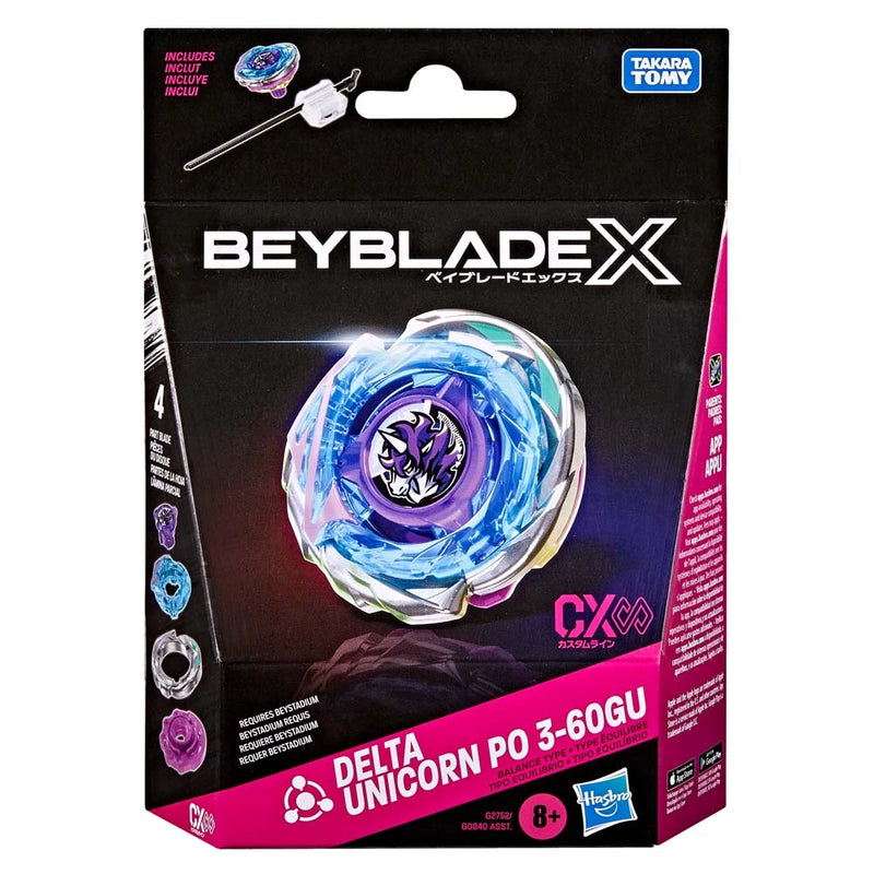 Beyblade X Delta Unicorn PO 3-60GU CX Infinity Starter Pack