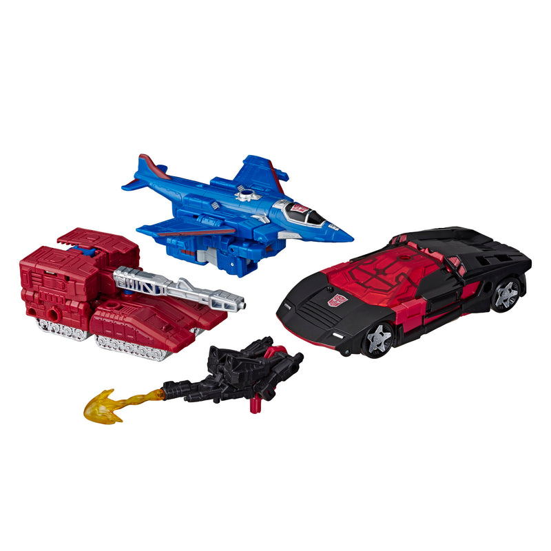 Transformers - Generations War for Cybertron Deluxe WFC-S26 Autobot Alphastrike Counterforce 3-Pack - Final Strike  (preorder Dec 2025) - Collectables > Action Figures > toy -  Hasbro