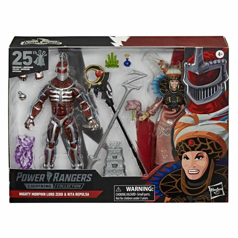 Power Rangers Lightning Collection - Mighty Morphin Lord Zedd & Rita Repulsa - Exclusive (Subpar Packaging) - Collectables > Action Figures > toys -  Hasbro