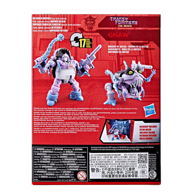 Transformers Studio Series 86-08 Deluxe Class The Transformers: The Movie Gnaw - Collectables > Action Figures > toys -  Hasbro
