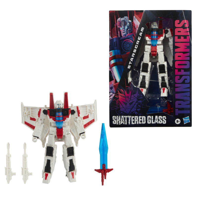 Transformers Generations Shattered Glass Collection Voyager Class Starscream (Preorder Oct 2026)