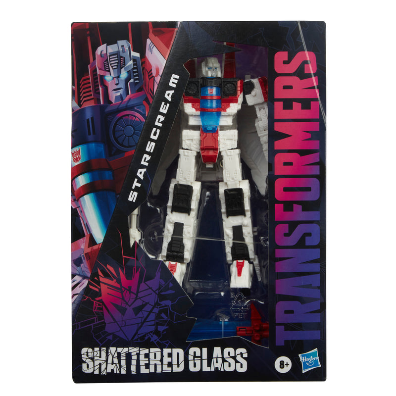Transformers Generations Shattered Glass Collection Voyager Class Starscream (Preorder Oct 2026)