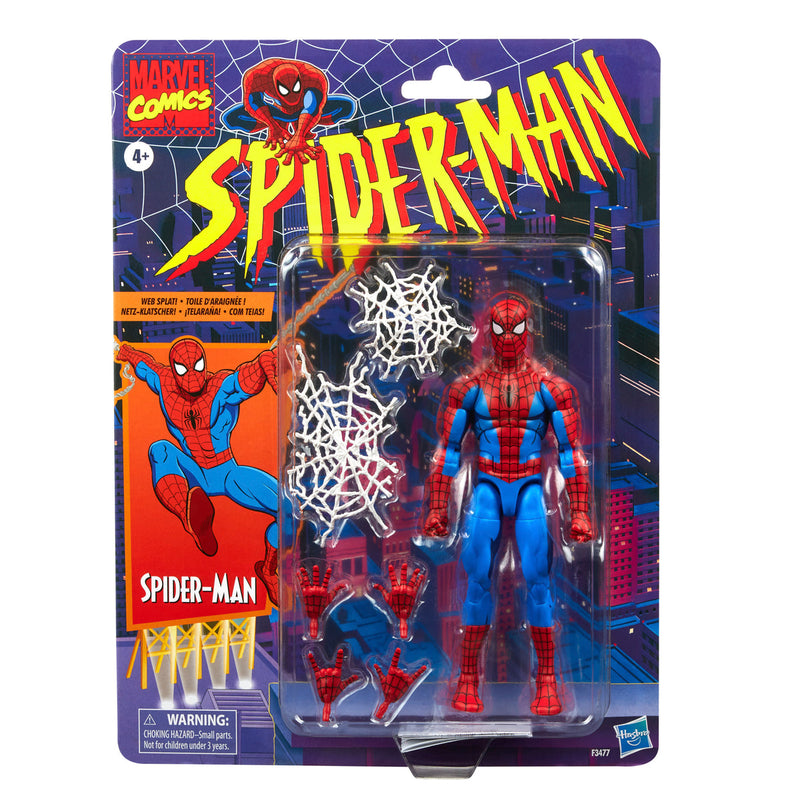 Spider-Man Marvel Legends Retro Collection Spider-Man - Cel Shaded Ver. - Collectables > Action Figures > toys -  Hasbro