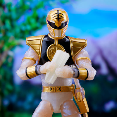 Power Rangers Lightning Collection Mighty Morphin Metallic White Ranger - Collectables > Action Figures > toys -  Hasbro