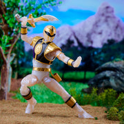 Power Rangers Lightning Collection Mighty Morphin Metallic White Ranger - Collectables > Action Figures > toys -  Hasbro