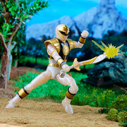 Power Rangers Lightning Collection Mighty Morphin Metallic White Ranger - Collectables > Action Figures > toys -  Hasbro
