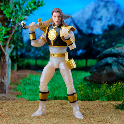 Power Rangers Lightning Collection Mighty Morphin Metallic White Ranger - Collectables > Action Figures > toys -  Hasbro