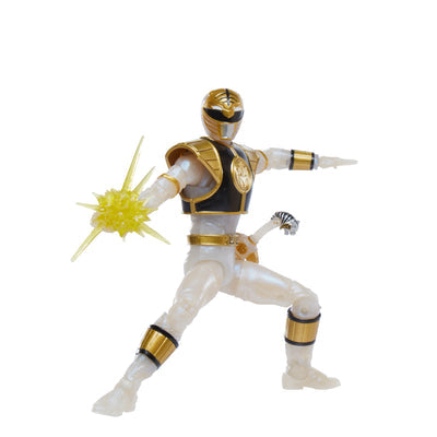 Power Rangers Lightning Collection Mighty Morphin Metallic White Ranger - Collectables > Action Figures > toys -  Hasbro