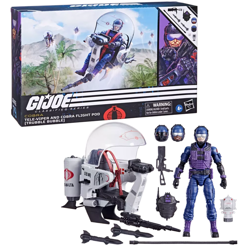G.I. Joe Classified Series Tele-Viper & Cobra Flight Pod - Trubble Bubble - 79 - Collectables > Action Figures > toys -  Hasbro