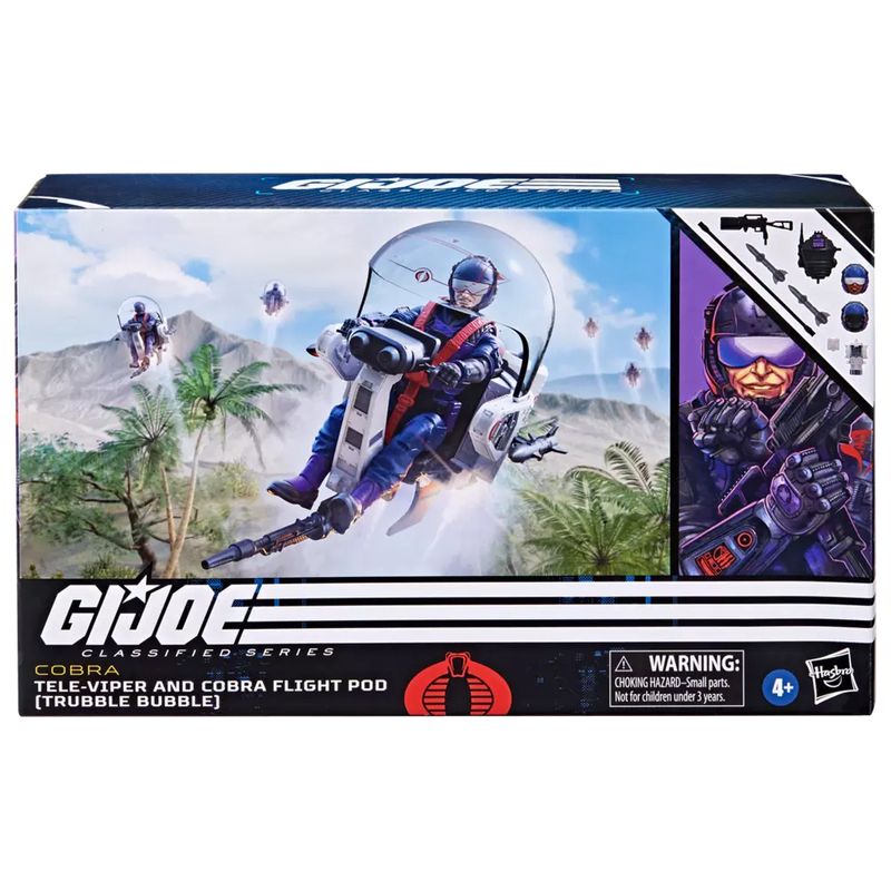 G.I. Joe Classified Series Tele-Viper & Cobra Flight Pod - Trubble Bubble - 79 - Collectables > Action Figures > toys -  Hasbro