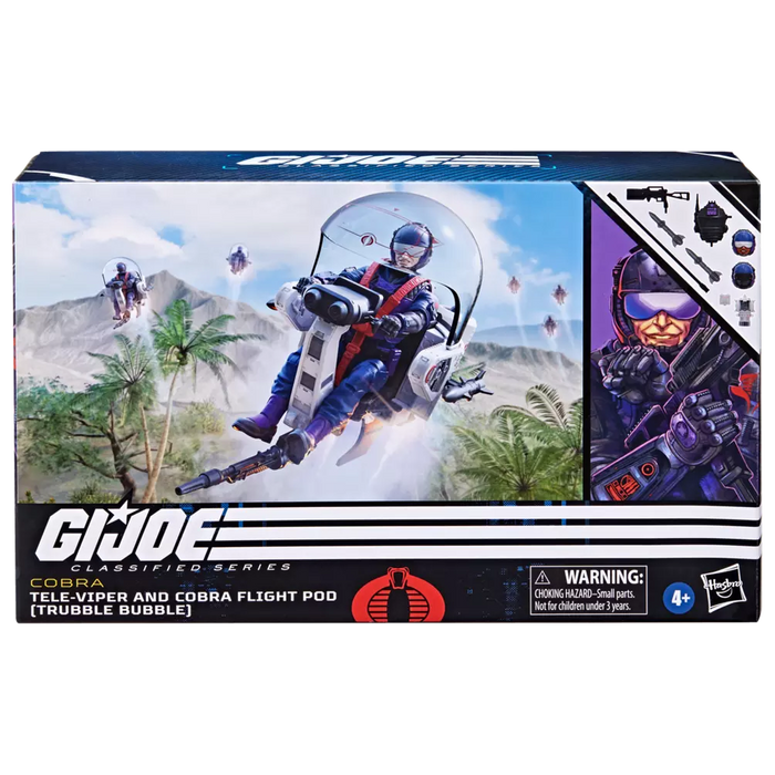 G.I. Joe Classified Series Tele-Viper & Cobra Flight Pod - Trubble Bubble - 79 (SubPar Packaging Box )