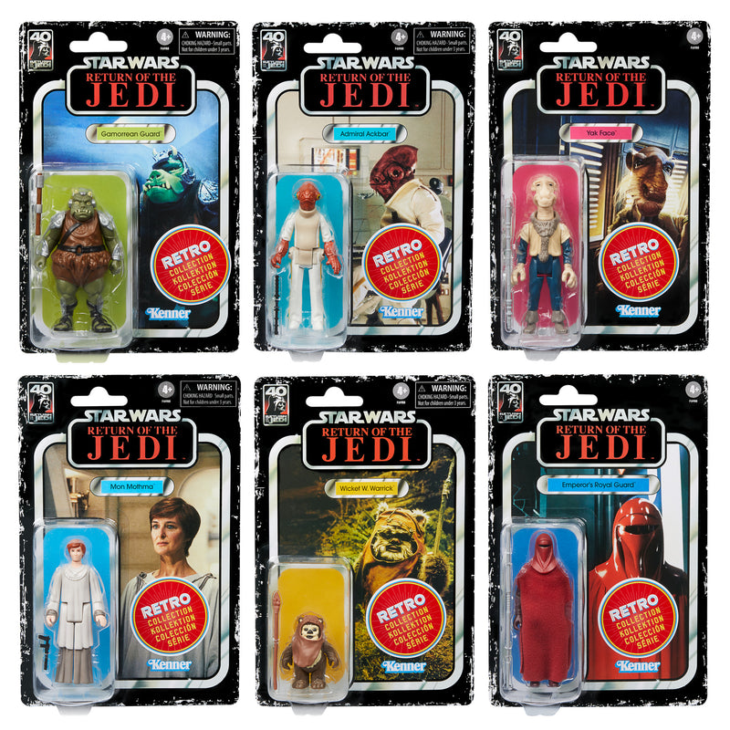 Star Wars Retro Collection Star Wars: Return of the Jedi Multipack (preorder Nov 2025) - Collectables > Action Figures > toys -  Hasbro