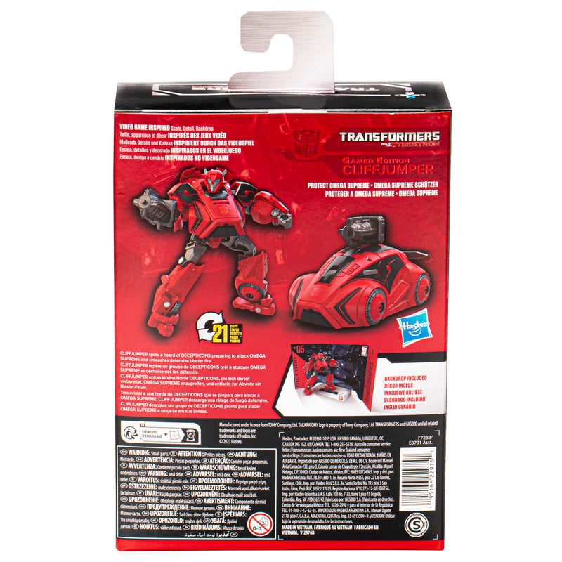 Transformers Studio Series - Deluxe - Transformers: War for Cybertron 05 Gamer Edition Cliffjumper (preorder Q4) - Collectables > Action Figures > toys -  Hasbro