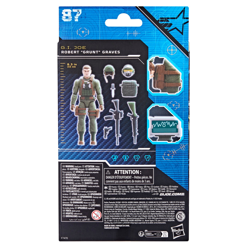 G.I. Joe Classified Series Robert "Grunt" Graves - 87 (preorder) - Collectables > Action Figures > toys -  Hasbro