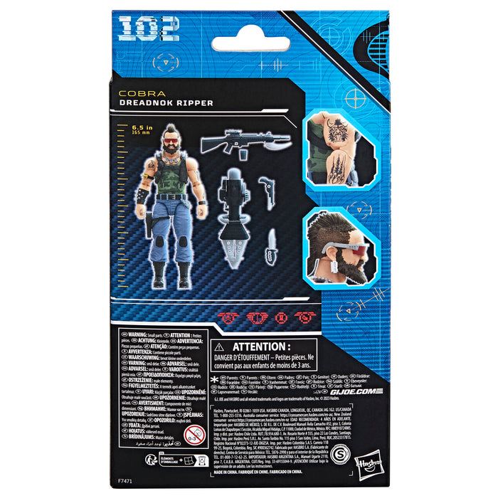 G.I. Joe Classified Series Dreadnok Ripper 102 (preorder Dec/Jan) - Action & Toy Figures -  Hasbro