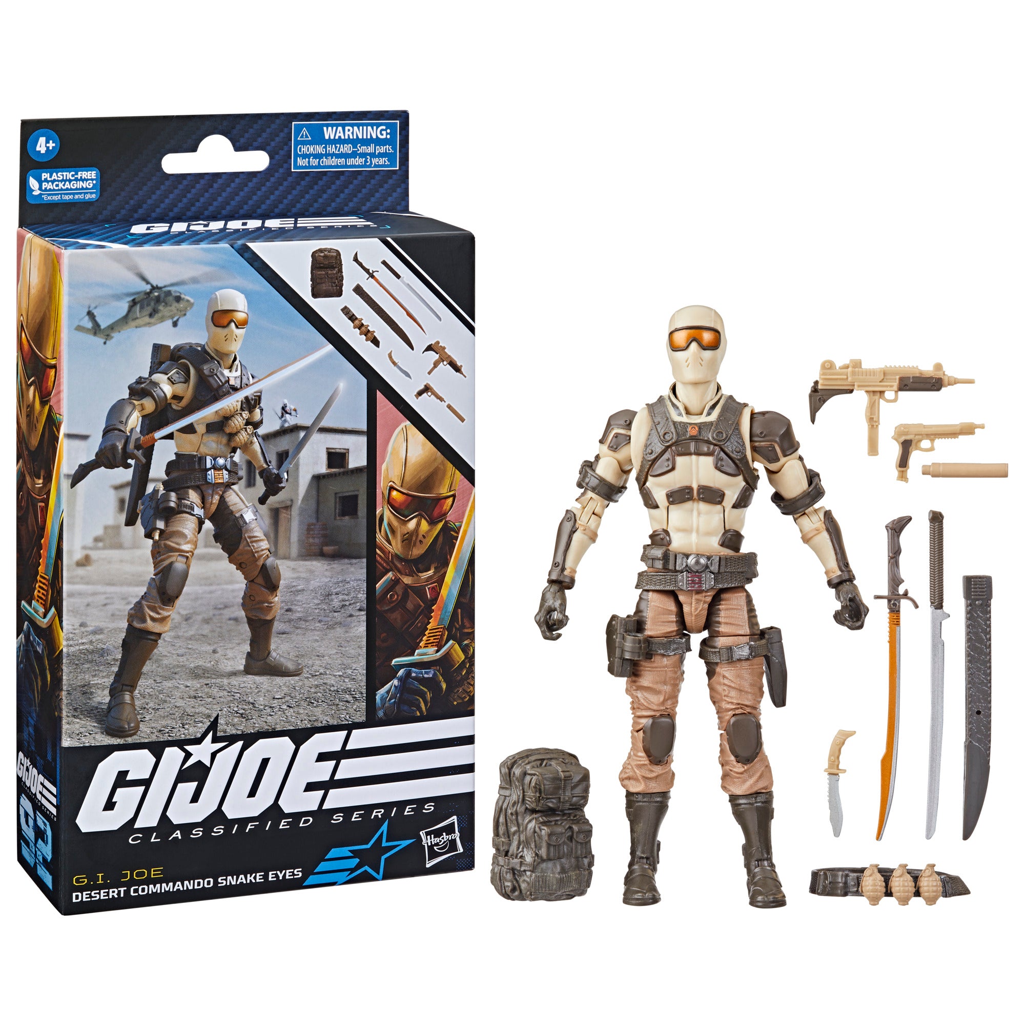 G.I. Joe Classified Series Desert Commando Snake Eyes 92 — Toy Snowman