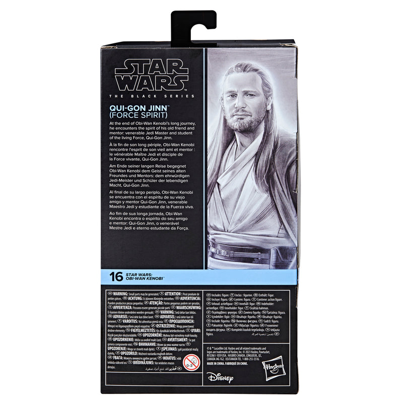 Star Wars The Black Series - Qui-Gon Force Spirit - Exclusive - Action & Toy Figures -  Hasbro
