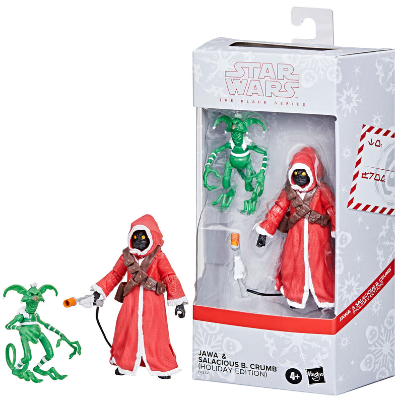 Star Wars The Black Series Jawa & Salacious B. Crumb - Holiday Edition (preorder Q4) - Collectables > Action Figures > toys -  Hasbro