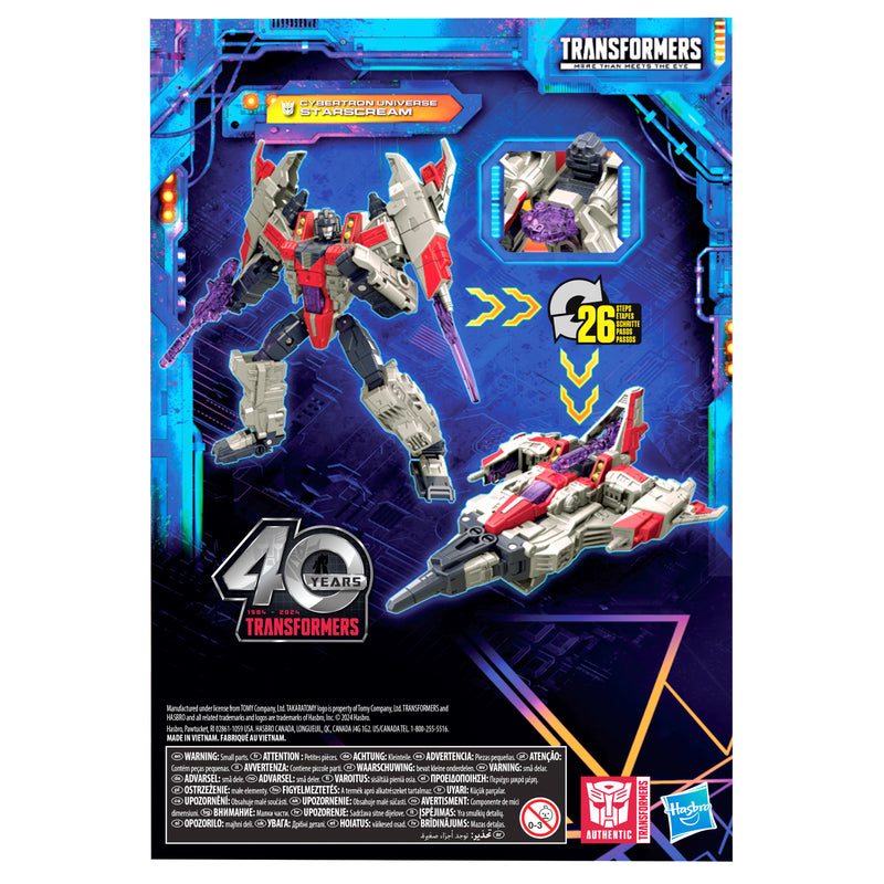 Transformers Legacy United Voyager Class Cybertron Universe Starscream - Action & Toy Figures -  Hasbro