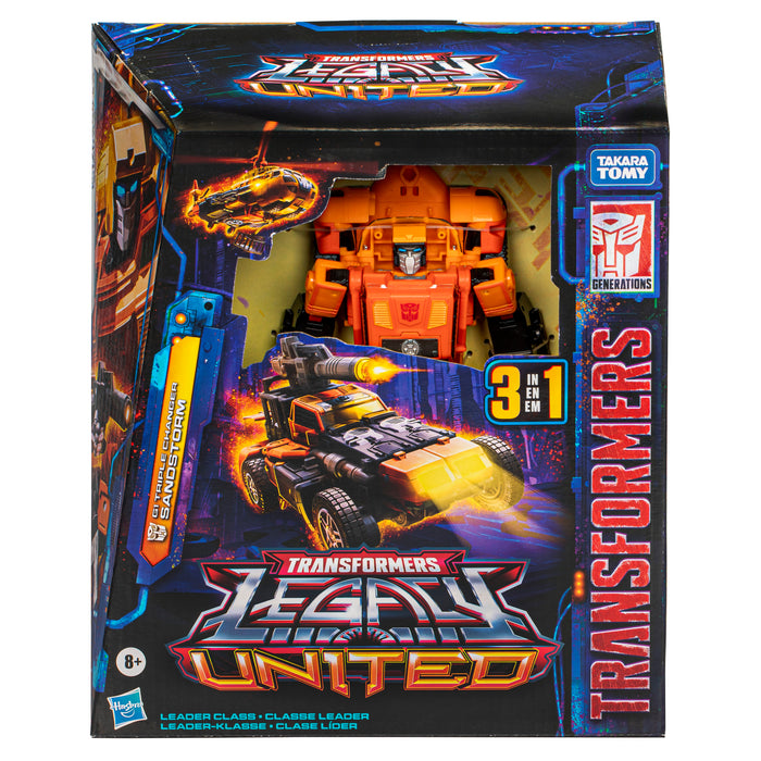 Transformers Legacy United Leader Class G1 Triple Changer Sandstorm - Action & Toy Figures -  Hasbro