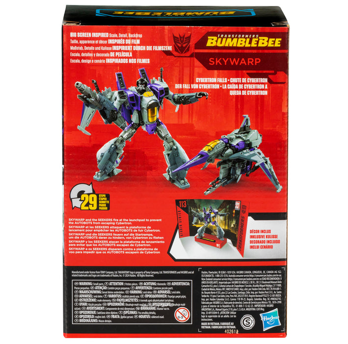 Transformers Studio Series Voyager Transformers: Bumblebee 113 Skywarp (preorder Q4 2024) - Collectables > Action Figures > toys -  Hasbro