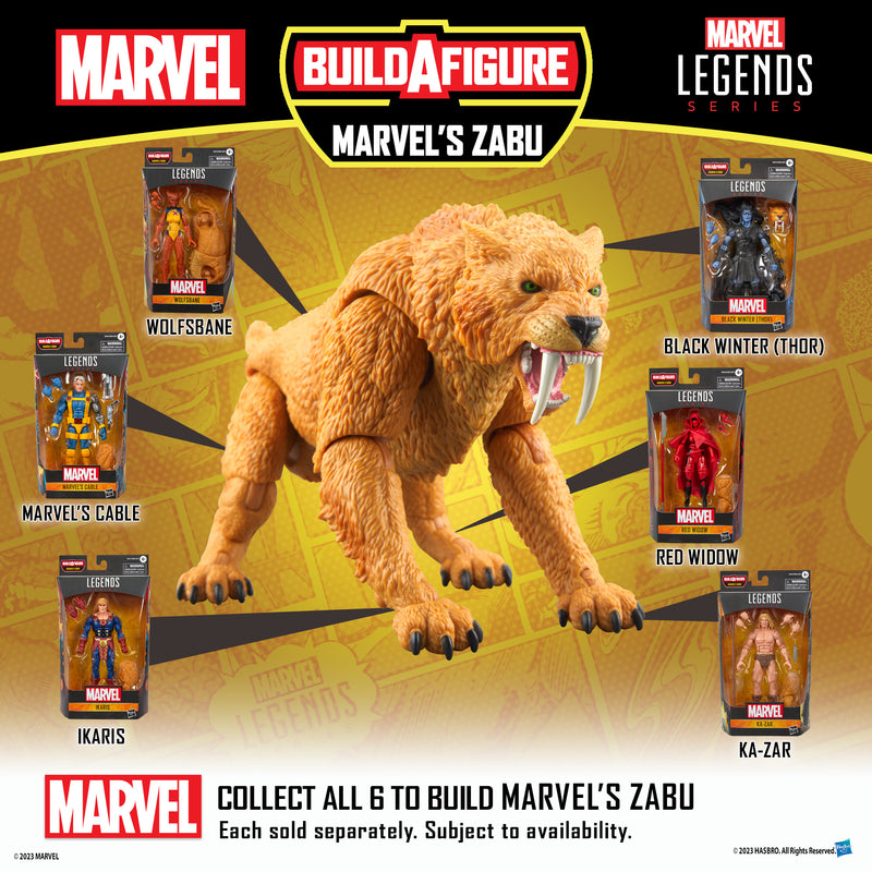 Marvel Legends Series - Zabu Wave set of 7 - Zabu Baf (preorder June) - Collectables > Action Figures > toys -  Hasbro